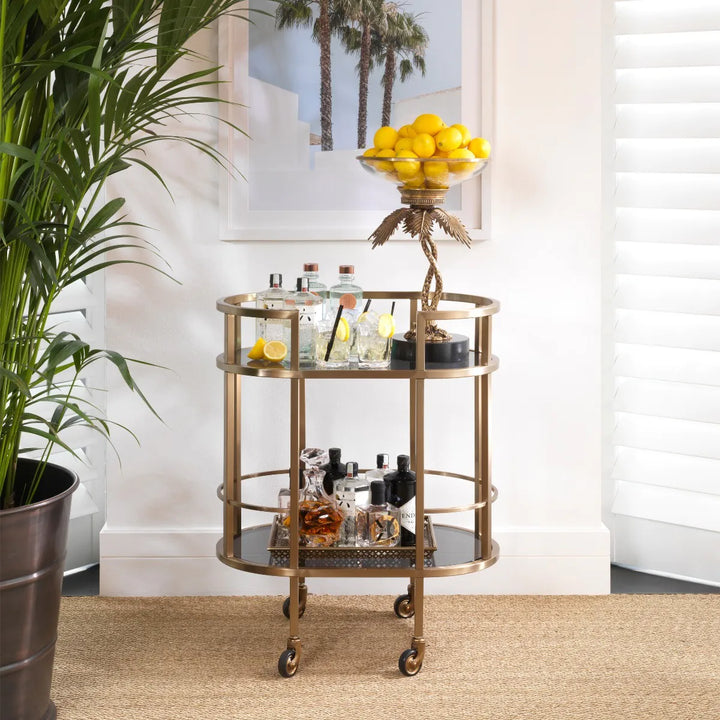 Trolley - Townhouse - Brushed Brass Finish