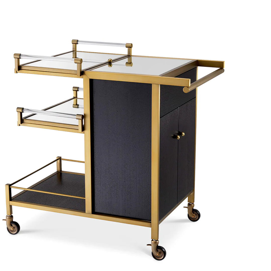 Trolley - Eiffel - Brushed Brass Finish