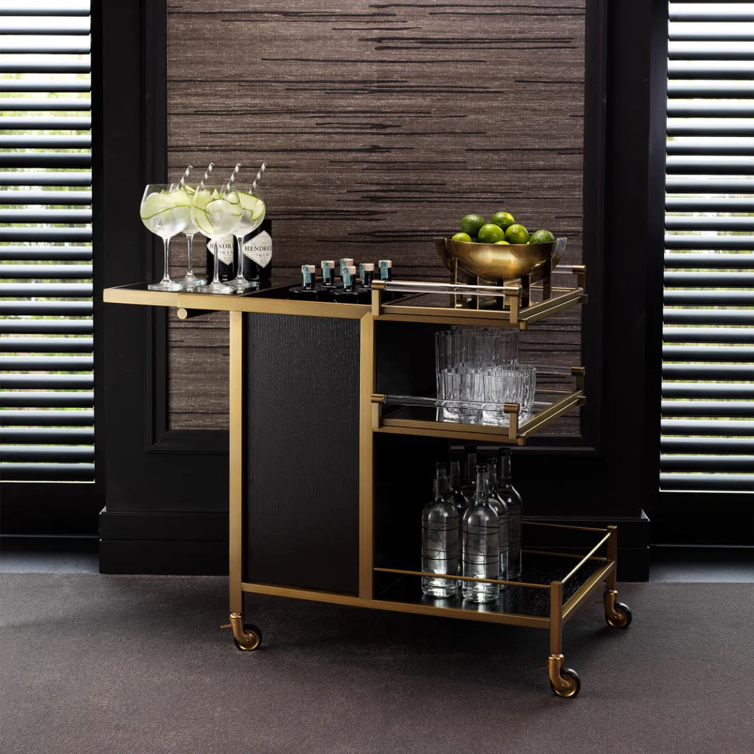 Trolley - Eiffel - Brushed Brass Finish