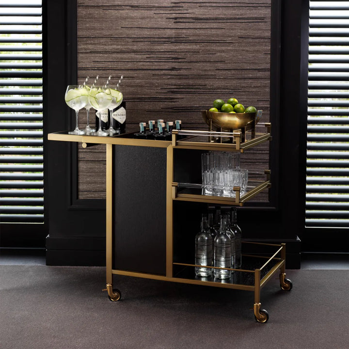 Trolley - Eiffel - Brushed Brass Finish