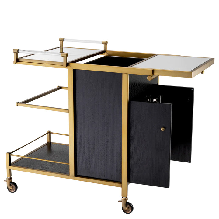 Trolley - Eiffel - Brushed Brass Finish