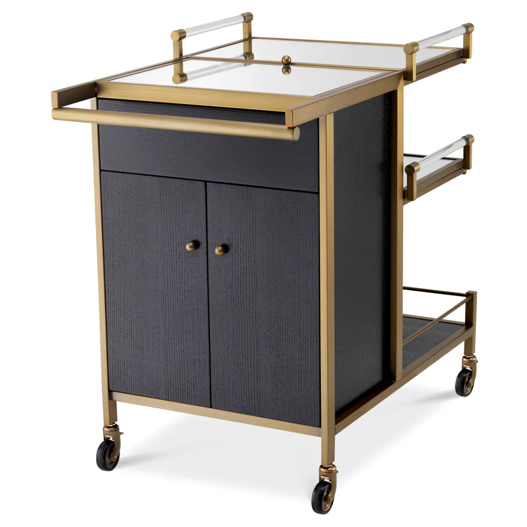 Trolley - Eiffel - Brushed Brass Finish