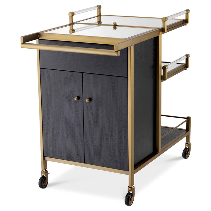 Trolley - Eiffel - Brushed Brass Finish