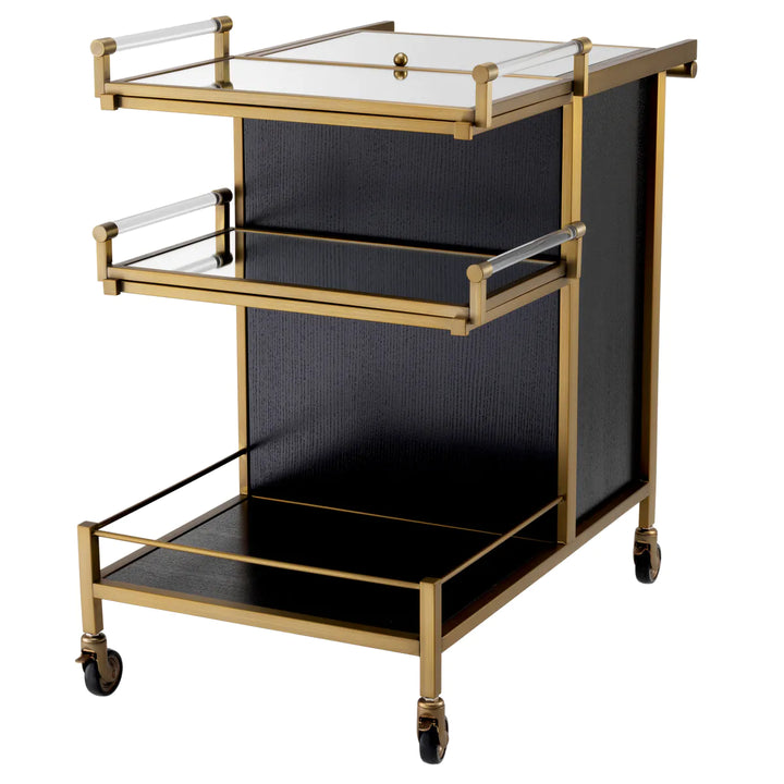 Trolley - Eiffel - Brushed Brass Finish