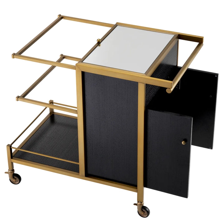Trolley - Eiffel - Brushed Brass Finish
