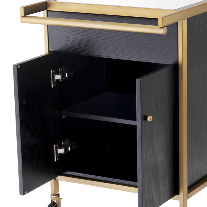 Trolley - Eiffel - Brushed Brass Finish