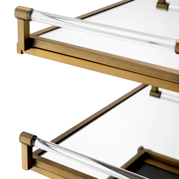 Trolley - Eiffel - Brushed Brass Finish