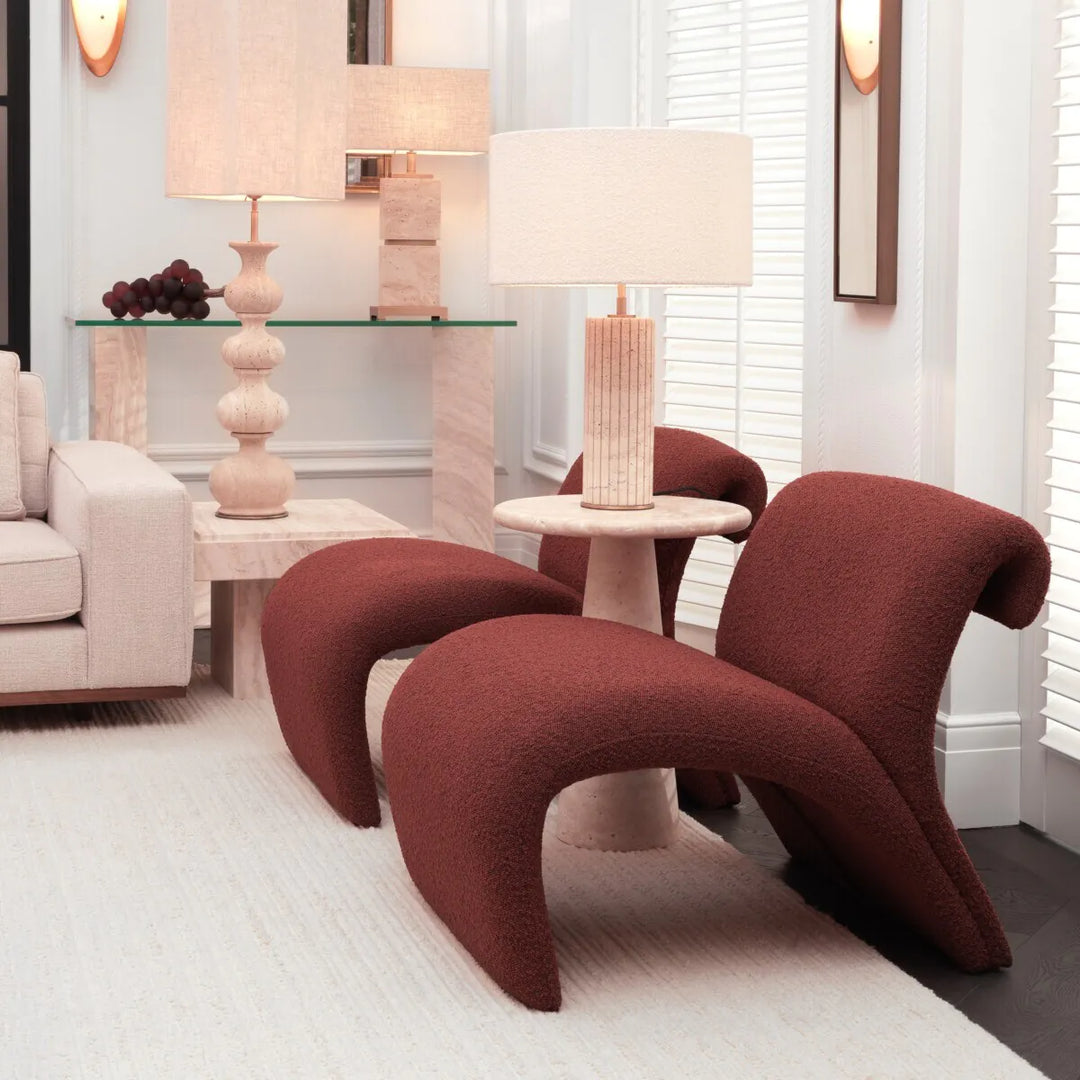 Chair - Vignola - Bouclé Rouge