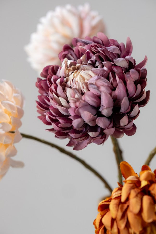 Chrysant Branch -  Lavend Purple - 64cm