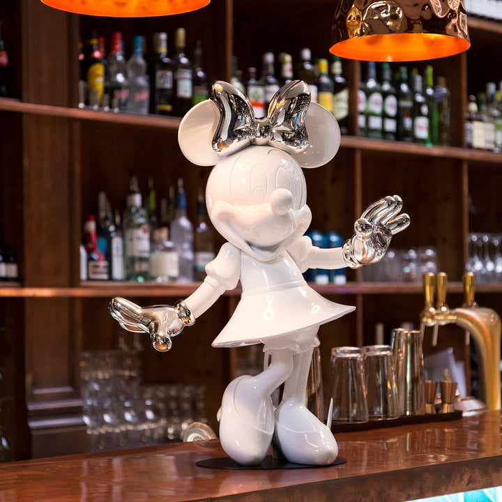 Minnie - Welcome Bicolor - White & Silver Medium