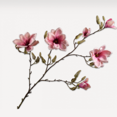 Magnolia Branch - Mystic Mauve - 138cm
