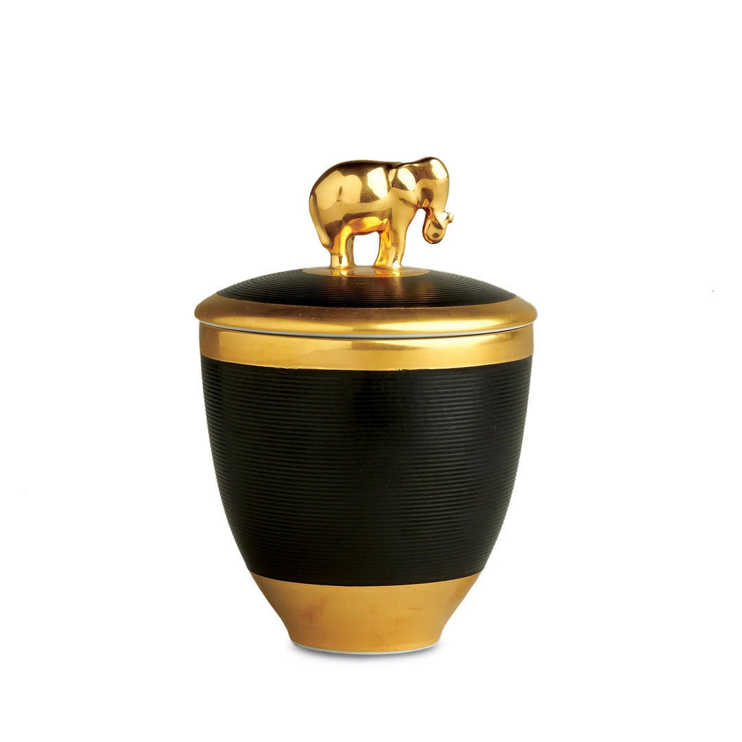 Elephant Candle - Noir
