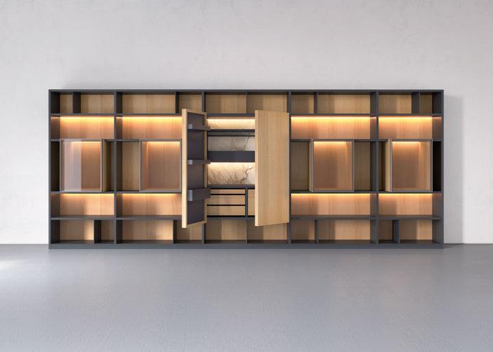 Living systems and bookshelves  - 505 UP System - By Nicola Gallizia