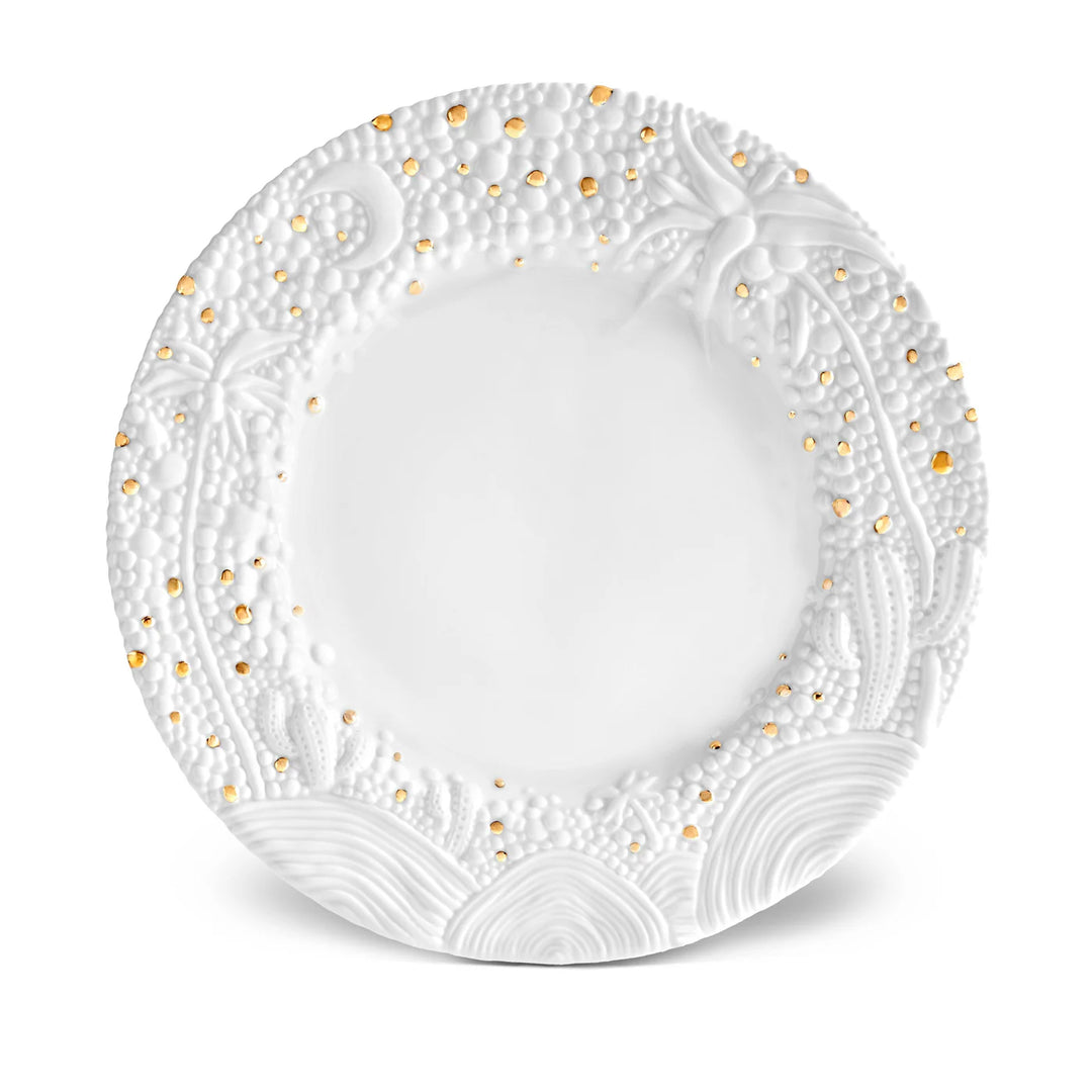 Desert Charger - White + Gold - Wide