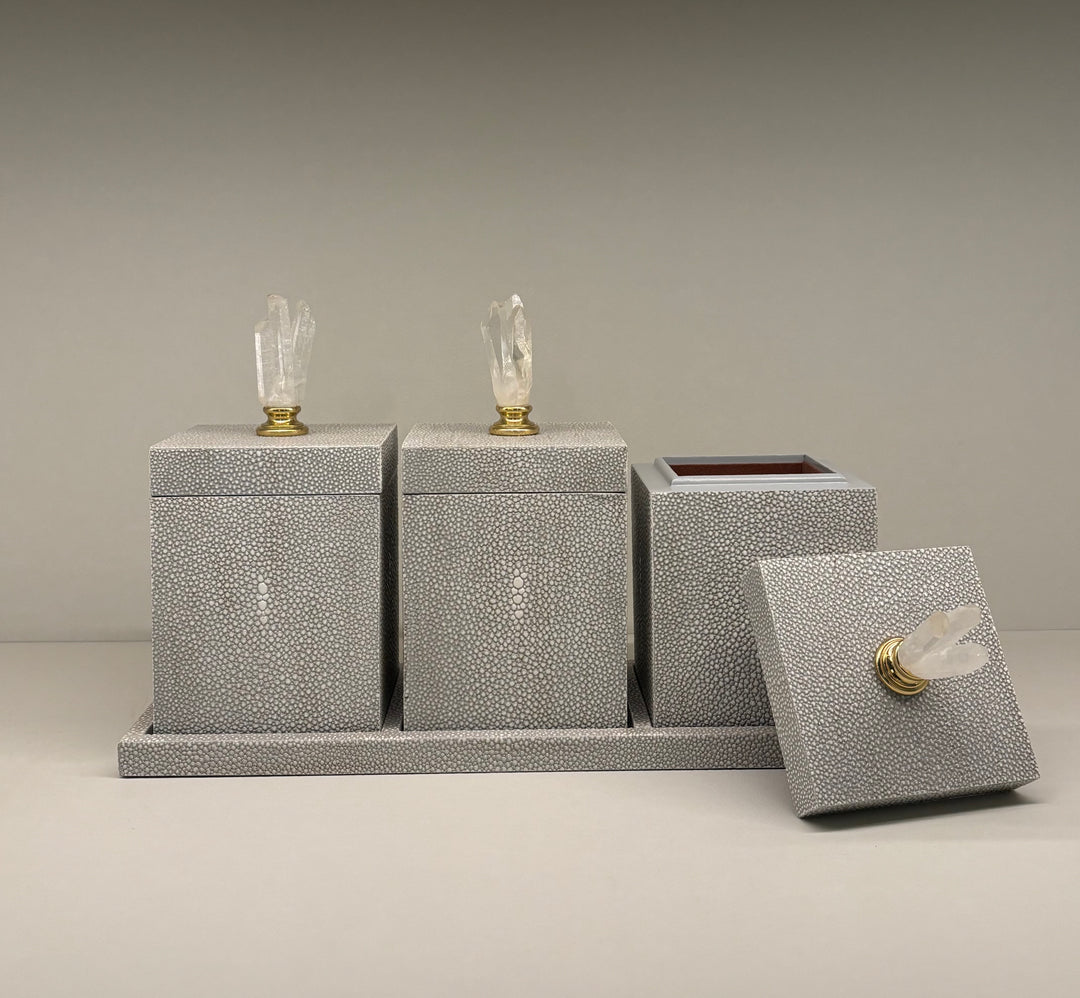 Box - My Treasure - Natural/Gold - 39X14xH22 cm
