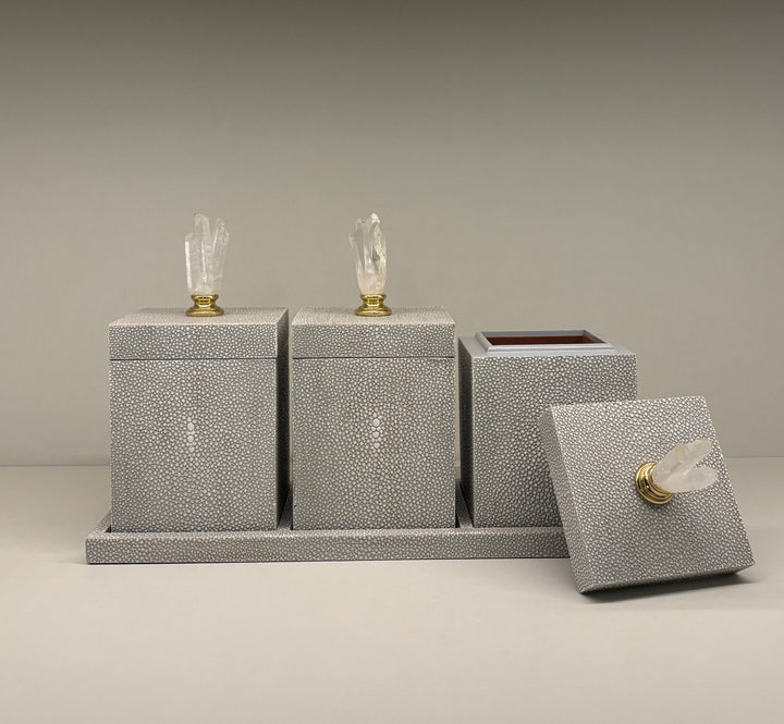 Box - My Treasure - Natural/Gold - 39X14xH22 cm