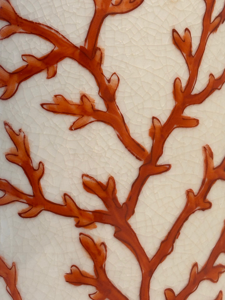 Jar - Morrow Red Coral - H28xD14xcm