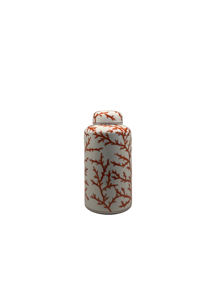 Jar - Morrow Red Coral - H28xD14xcm