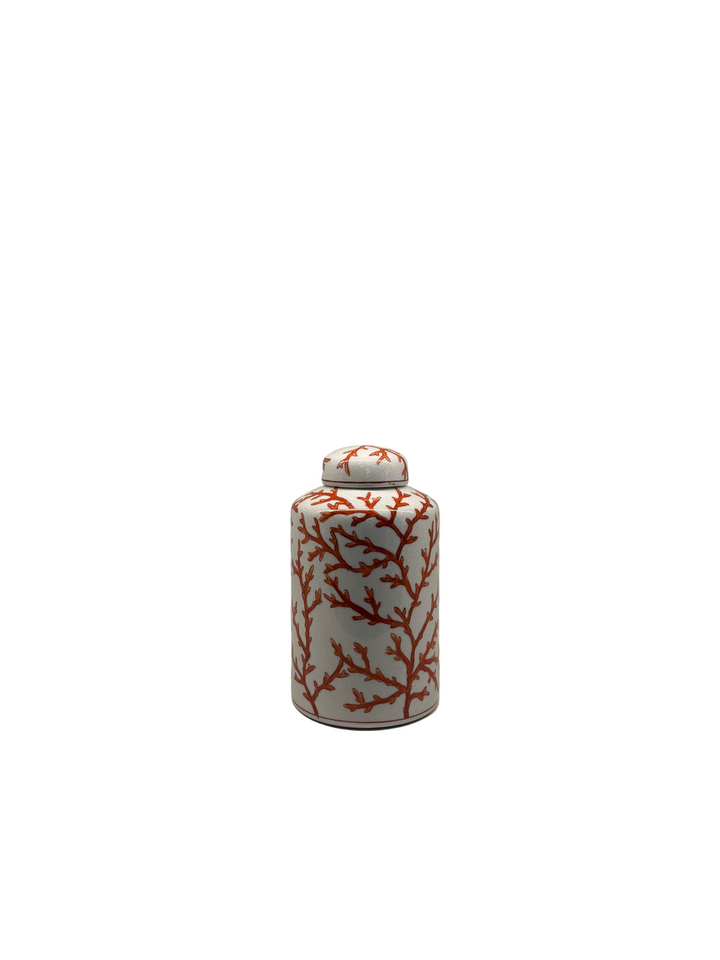 Jar - Morrow Red Coral - H22xD13xcm