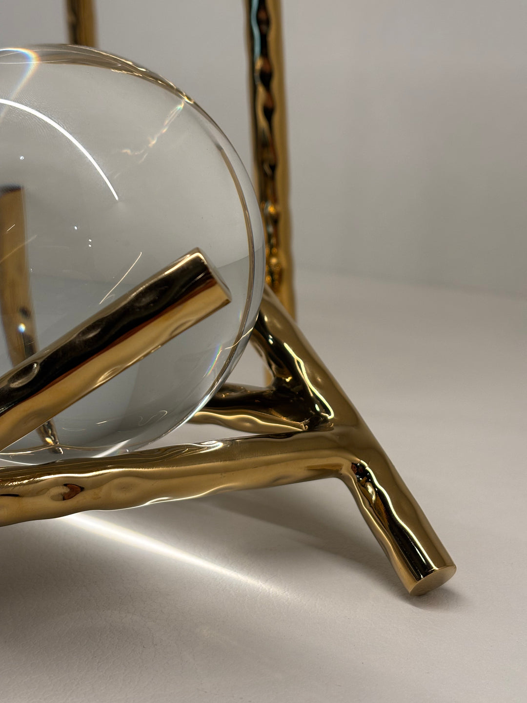 Object - Prediction - Crystal & Brass Low 16x16x17.5cm