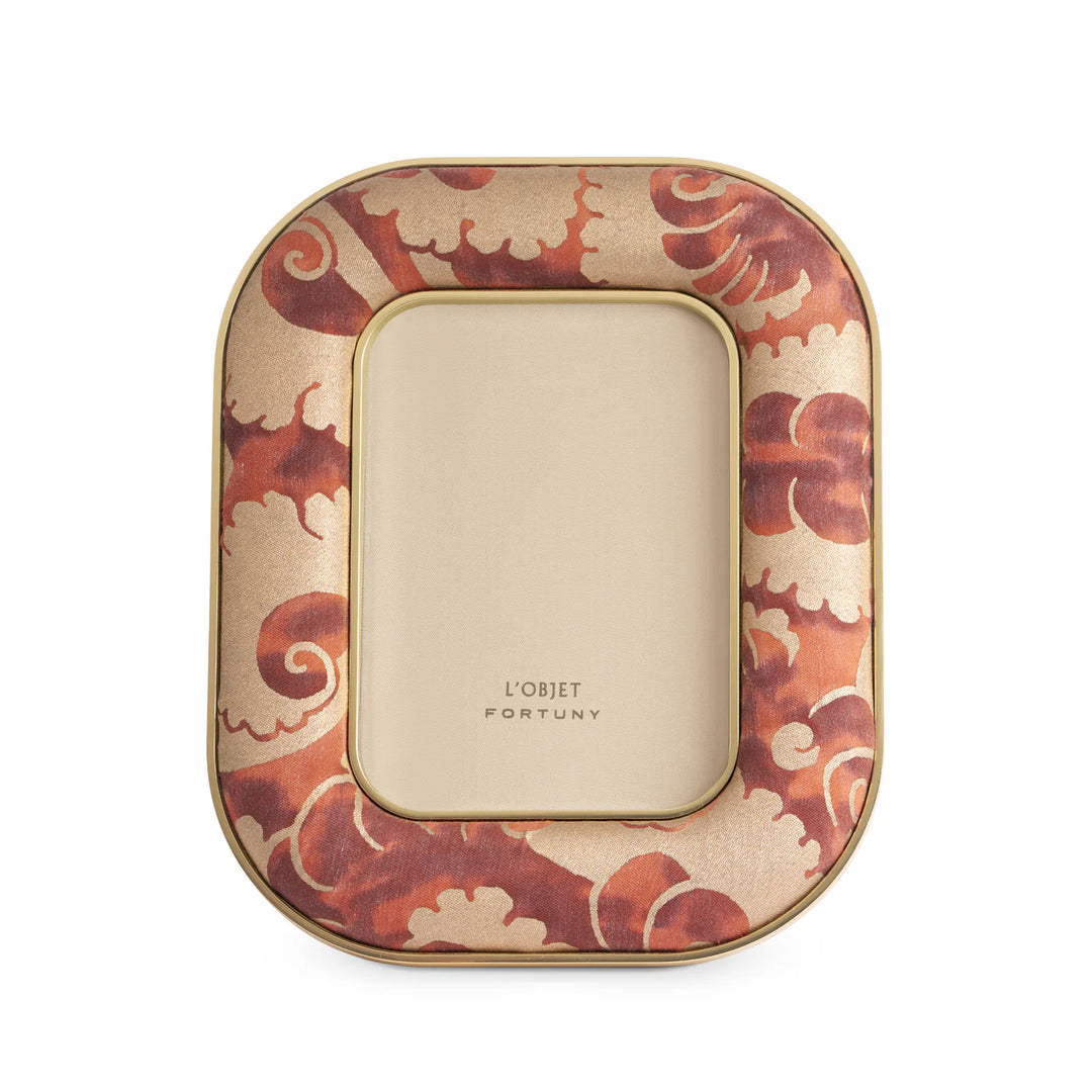 Fortuny Rue Jacob Frame - Laotze Oxblood Spice - 13W x 18H cm