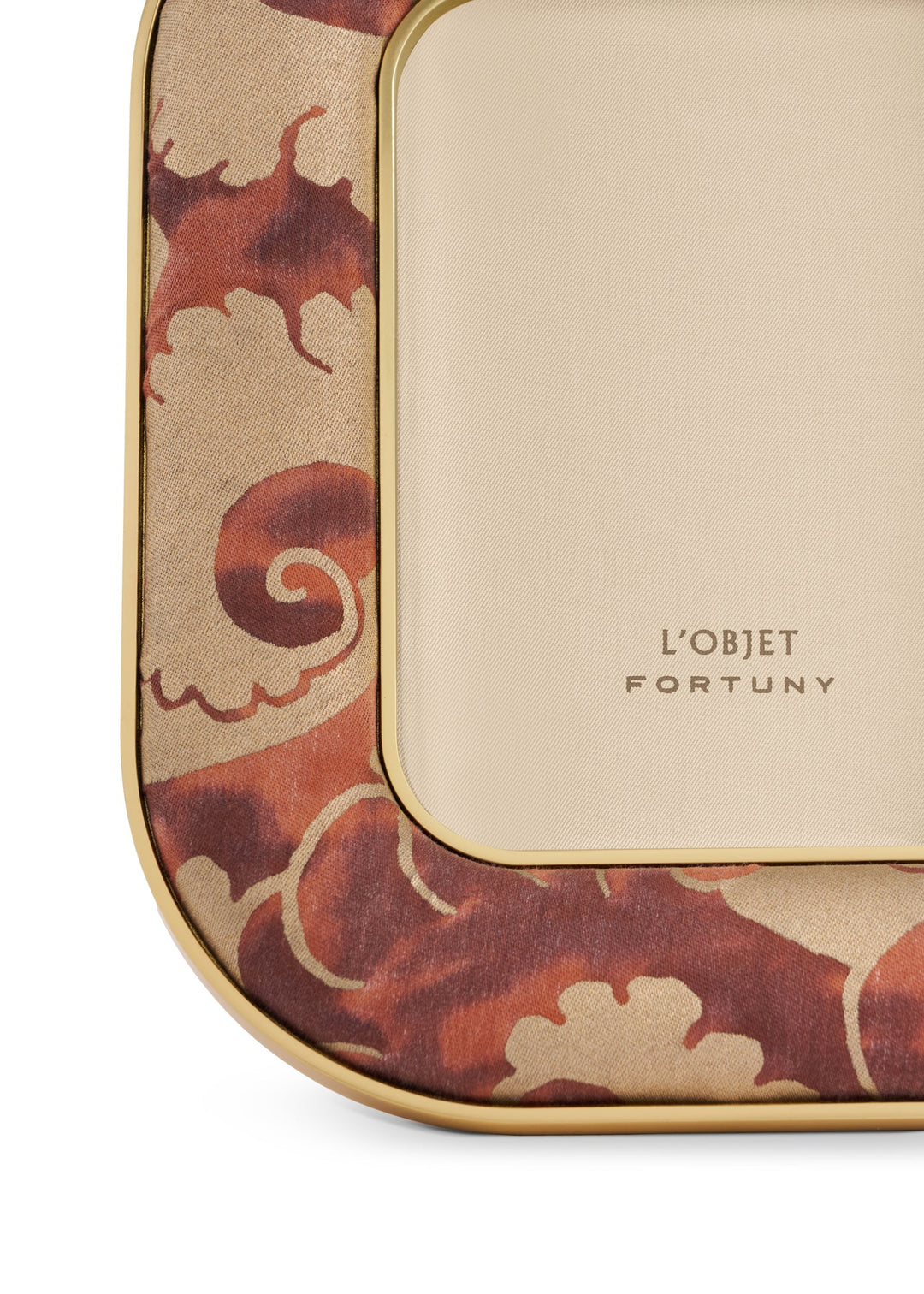 Fortuny Rue Jacob Frame - Laotze Oxblood Spice - 13W x 18H cm