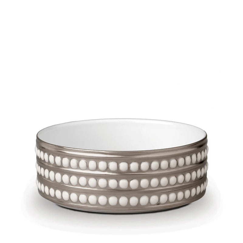Perlée Deep Bowl - Medium - Platinum