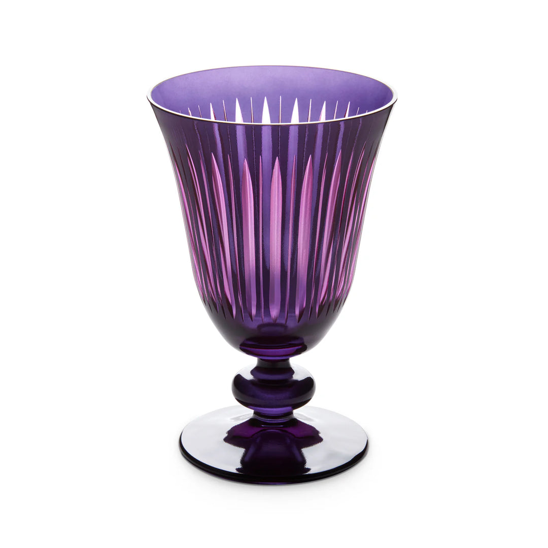 Prism Wine Glasses - Purple - Set of 4