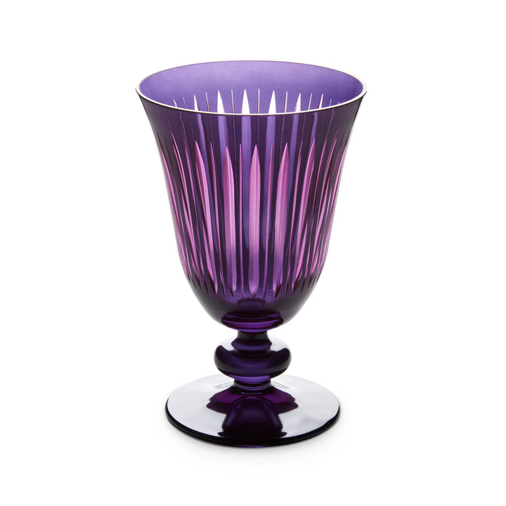 Prism Wine Glasses - Purple - Set of 4