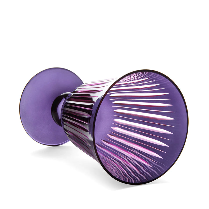 Prism Wine Glasses - Purple - Set of 4