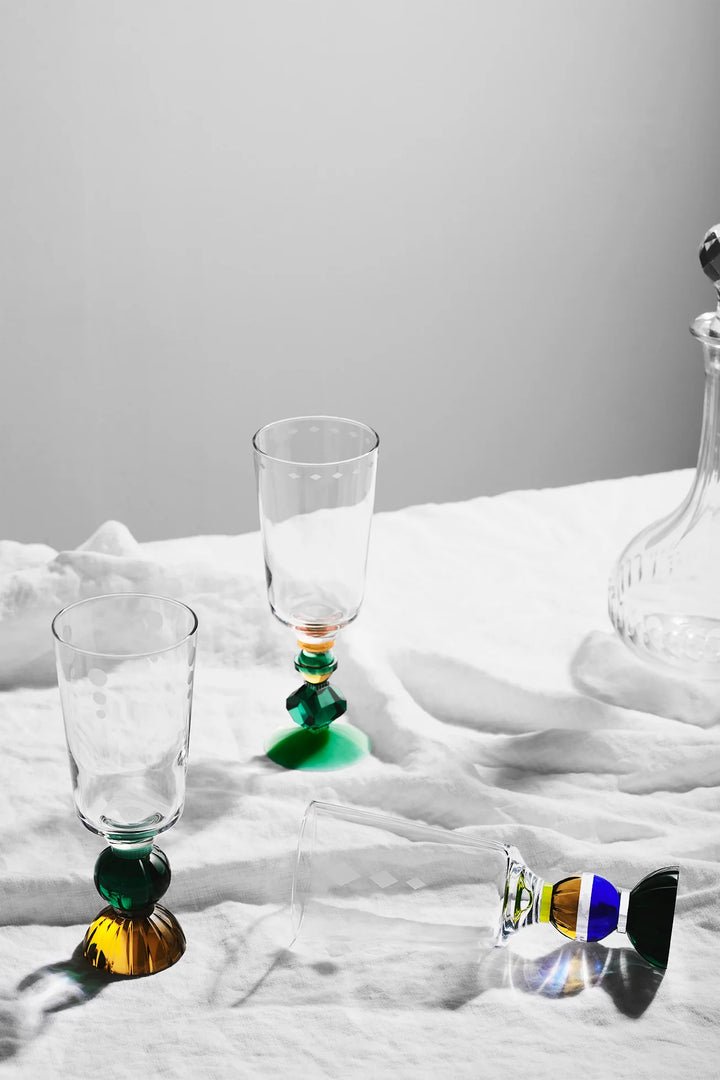 Pair of Mayfair - Tall Crystal Glasses