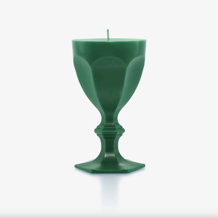 Harcourt Glass Candle - Green
