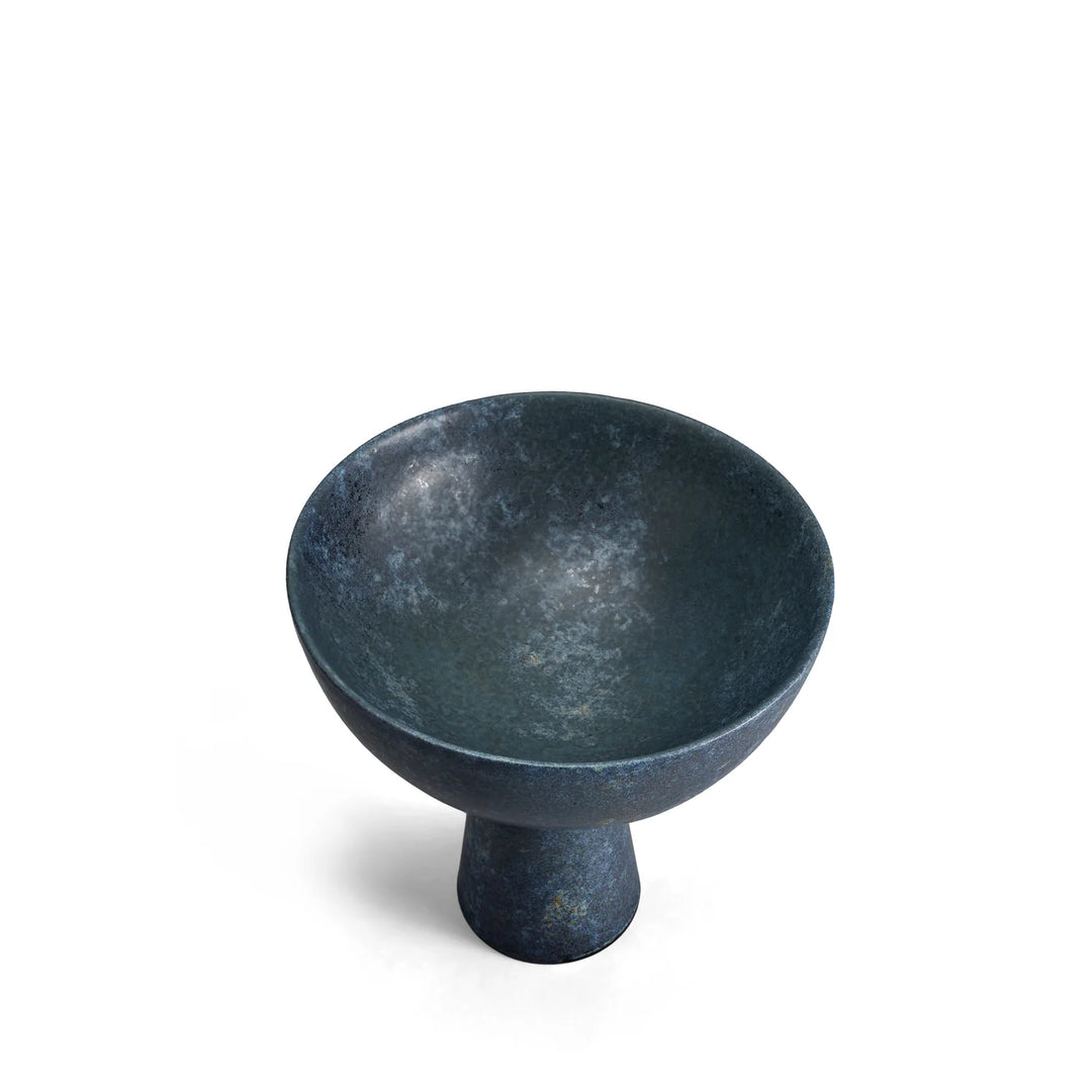 Terra Bowl on Stand - Small - Aged Iron