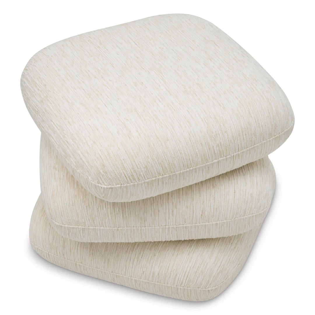 Pouf Greenwich - Pelton Jacquard Off-White