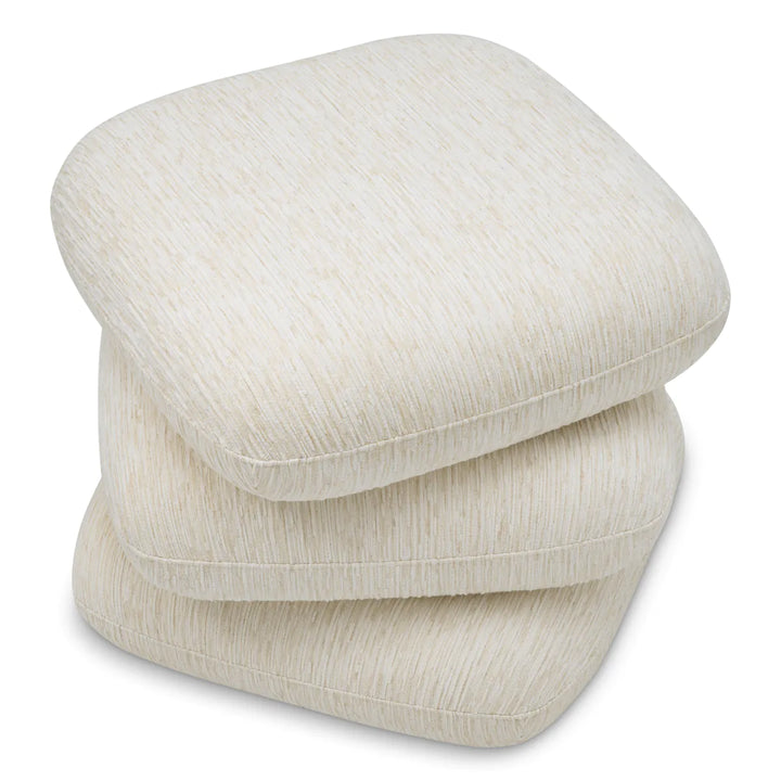 Pouf Greenwich - Pelton Jacquard Off-White