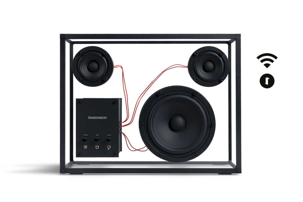 Red Wires Transparent Speaker - Wi-Fi connected