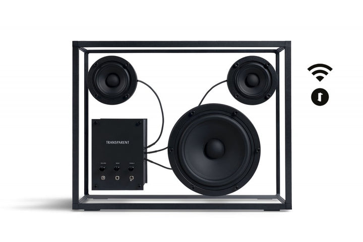 Black Transparent Speaker - Wi-Fi connected