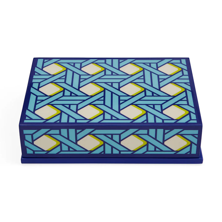 Basketweave Lacquer Card Set