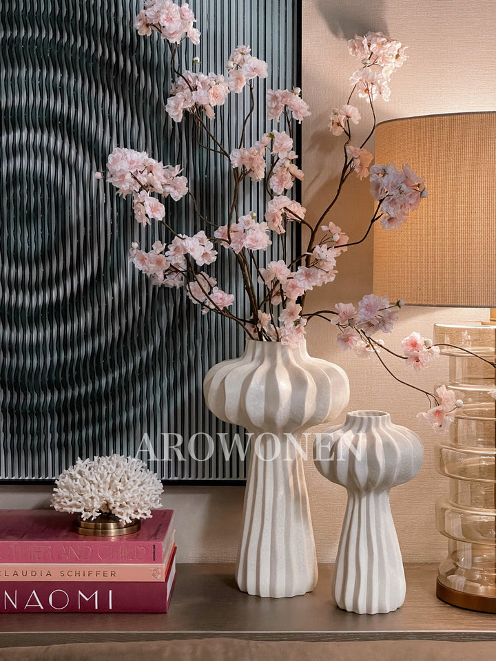Vase Blanca Tall - Medium - White 19x33CM