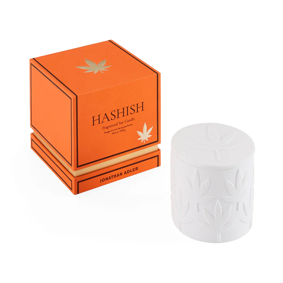 Hashish Ceramic Candle