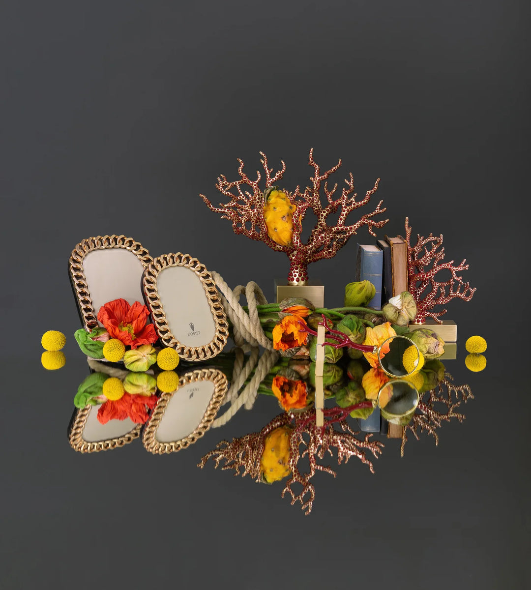 Cuban Link Frame - Gold - 13x18cm