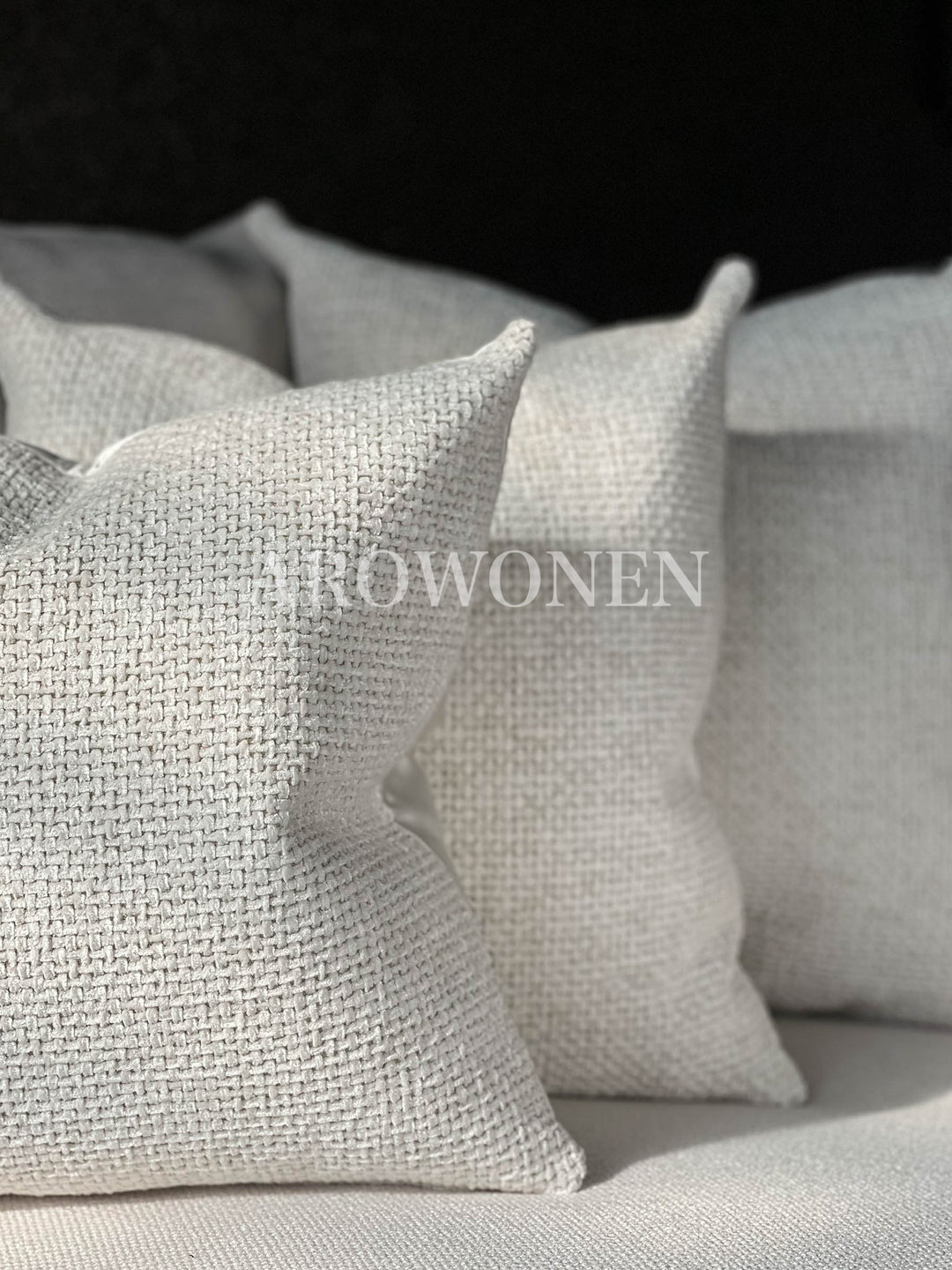 Decorative Cushion - Ólafur - Ghost White