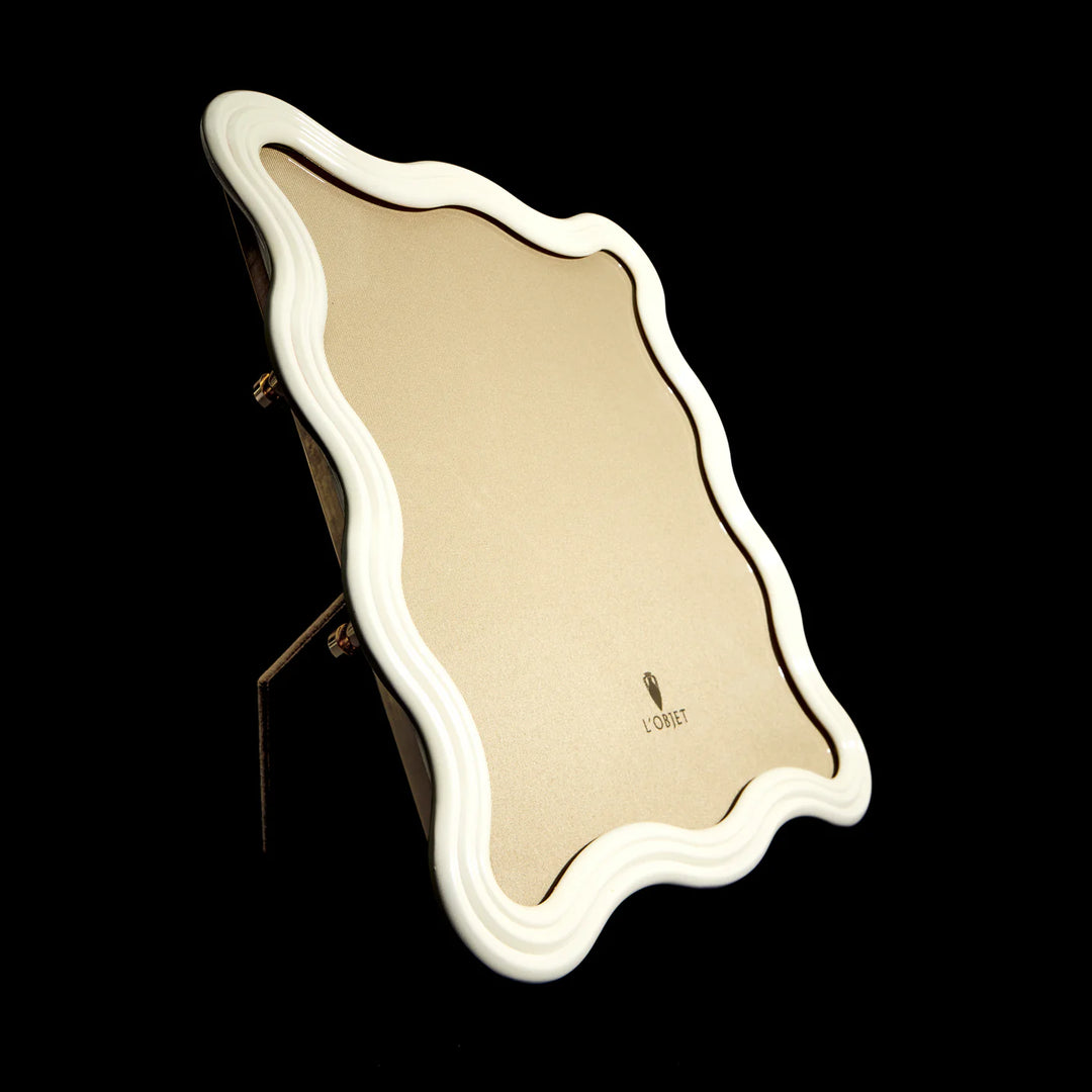 Ripple Frame - White Enamel - 13x18cm