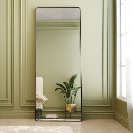 Mirror - Recta Black - 80x200H