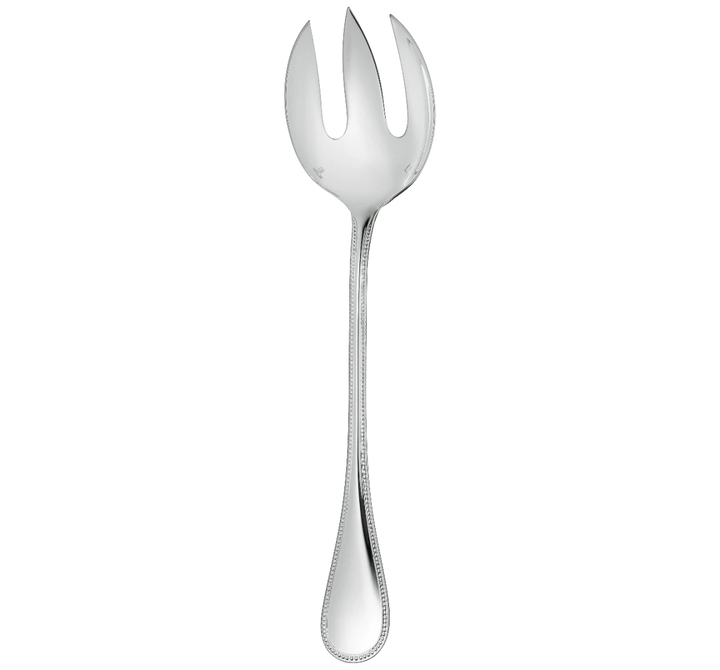 Perles - Salad Serving Fork - Silver plated