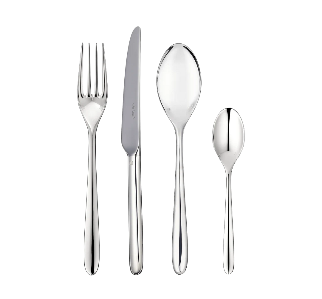 MOOD EASY - 24-Piece Flatware Set for 6 people - Silver