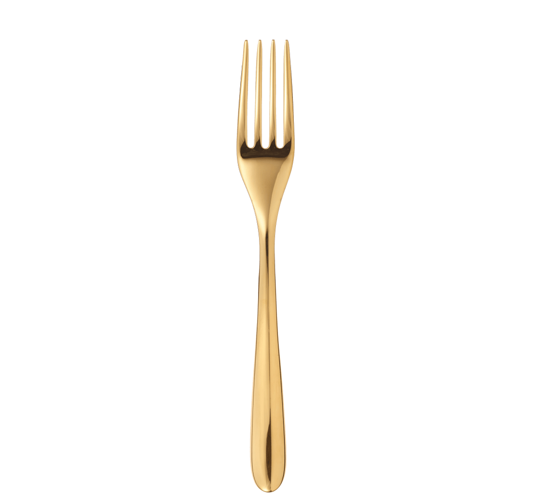 L'Âme de Christofle - table fork - Stainless steel gold colour