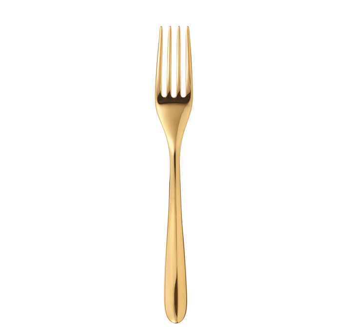L'Âme de Christofle - table fork - Stainless steel gold colour