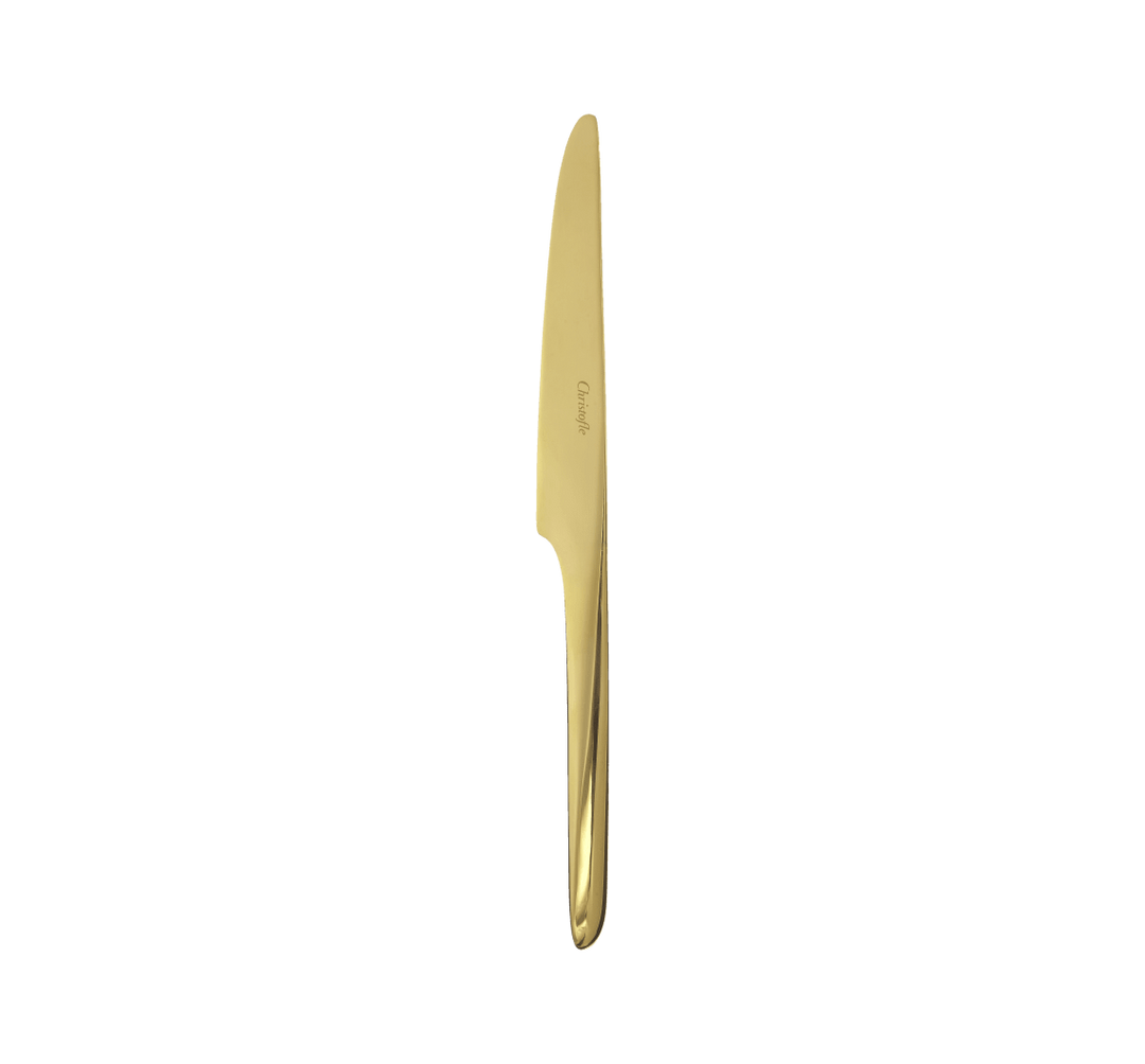 L'Âme de Christofle - Dessert Knife - Stainless Steel Gold