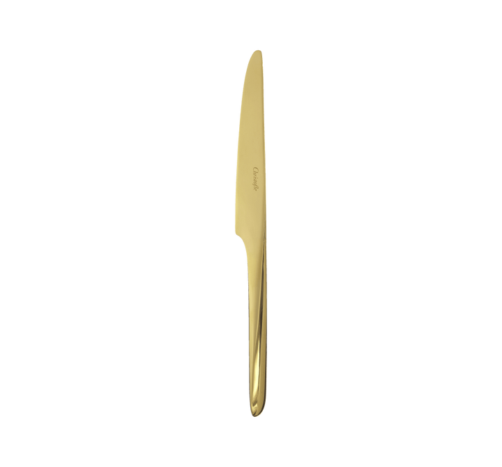 L'Âme de Christofle - Dessert Knife - Stainless Steel Gold